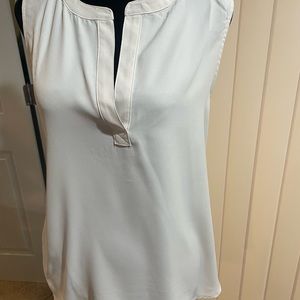 Loft brand cream color pull over blouse